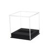 Clear Hockey Puck Display Case Acrylic Puck Display Holder Stand Box Sports Dustproof Storage Collectibles Protection Box with Base view 3