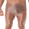 Sxiwei Men's Sport Athletic Compression Shorts Leggings Baselayer Bottoms Underwear Short Biker Pants Coffee X-Large view 1