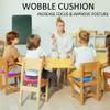 3-Pack High-Density PVC Inflatable Wobble Cushion with Hand Pumps - Balance Board & Disc for Kids/Adults Core Stability, Strengthening Exercises, Classroom & Gym Use (Purple, 3 Pcs) view 3
