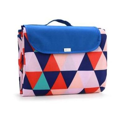LZJN Foldable Picnic Blanket Outdoor Beach Blanket Thicken Picnic Blanket Portable Picnic Mat is Suitable for Beach Camping Hiking Travel Big and Thick (Color : A)