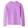 TFJH E 1PCS Girls Long Sleeve Rash Guard Suit UV 50+ Surfing Swim Shirt Beachwear 11-12y Light Purple 16A view 3