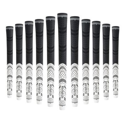 Mile High Life Golf Grips - 13 Pack Standard Size, Soft Rubber All-Weather Golf Club Grips - High Performance, Traction & Comfort - White Golf Grip for Men & Women (Set of 13)