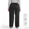 iCreek Women's Rain Pants Waterproof Hiking Pants Windproof Lightweight Over Pants Work Rain Outdoor for Golf, Fishing (Black, Medium/27 Inseam) view 3
