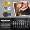 Valknut Earrings for Men Stainless Steel Vintage Nordic Vikings Stuff Jewelry Amulet view 3