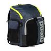 ARENA Spiky III Backpack 45 Swimming Athlete Sports Gym Rucksack Large Training Gear Equipment Swim Bag for Men and Women, 45 Liters, Navy/Neon Yellow view 2