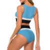 Adugen Origei Women's Bikini Botswana Flag Vacation Beach Bikini Swimsuit BK2086 Swimsuit Bathing Suit M view 4