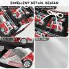 Aflyko Vehicle Boys' Board Shorts Red Fire Rescue Truck Cool Toddler Swim Trunk Beach Swimwear view 4