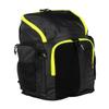 ARENA Spiky III Backpack 45 Swimming Athlete Sports Gym Rucksack Large Training Gear Equipment Swim Bag for Men and Women, 45 Liters, Dark Smoke/Neon Yellow view 4