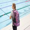 ARENA Unisex Adult Fastpack 3.0 Swimming Athlete Sports Backpack for Swimming Training Gear Gym Bag for Men and Women, 40 Liters, Plum/Neon Pink view 2