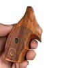 New! Grips Compatible with Taurus Small Frame M85 605 850 851 905 941 .38 Special Boot Style #01 (Thai Handmade & Ship from Thailand), brown view 2