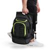 ARENA Fastpack 3.0 Backpack Sports Swim Training Gear Bag Large Capacity Storage Wet Dry Compartments Comfortable Durable Swimmers Triathletes Gym Travel Daily Use, Dark Smoke Black/Neon Yellow view 3