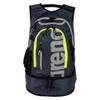 ARENA Unisex Adult Fastpack 3.0 Swimming Athlete Sports Backpack for Swimming Training Gear Gym Bag for Men and Women, 40 Liters, Navy/Neon Yellow view 1