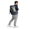 ARENA Unisex Adult Fastpack 3.0 Swimming Athlete Sports Backpack for Swimming Training Gear Gym Bag for Men and Women, 40 Liters, Navy/Neon Yellow view 4