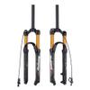BOLANY 26/27.5/29 inch Bike Air Suspension Fork 120mm Travel Rebound Adjust 1/8 Straight/Tapered Tube Manual/Remote Lockout Bicycle Forks QR 9mm MTB Front Fork (Straight-Remote, 29inch) view 1