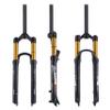 BOLANY 26/27.5/29 inch Bike Air Suspension Fork 120mm Travel Rebound Adjust 1/8 Straight/Tapered Tube Manual/Remote Lockout Bicycle Forks QR 9mm MTB Front Fork (Straight-Remote, 29inch) view 4