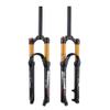 BOLANY 26/27.5/29 inch Bike Air Suspension Fork 120mm Travel Rebound Adjust 1/8 Straight/Tapered Tube Manual/Remote Lockout Bicycle Forks QR 9mm MTB Front Fork (Straight-Manual, 27.5inch) view 1
