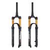 BOLANY 26/27.5/29 inch Bike Air Suspension Fork 120mm Travel Rebound Adjust 1/8 Straight/Tapered Tube Manual/Remote Lockout Bicycle Forks QR 9mm MTB Front Fork (Tapered-Manual, 26inch) view 1