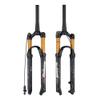 BOLANY 26/27.5/29 inch Bike Air Suspension Fork 120mm Travel Rebound Adjust 1/8 Straight/Tapered Tube Manual/Remote Lockout Bicycle Forks QR 9mm MTB Front Fork (Tapered-Remote, 26inch) view 1