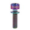 6Pcs tita nium Alloy M5 X 18Mm Bolts Screw with Washers Set , bikes Stem bolts , Hex Tapered Bolts Screw , for bikes Stem(Gold/Rainbow/Gold)(arcoris) , bikes Stem bolts , 6Pcs tita nium Alloy M5 X view 3