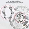 Pilipane 10pcs Aluminum Alloy Bikes Disc Brake Rotor Adapter Bikes Freewheel Threaded Hubs 6 Bolts Rotor Replacement Part(48 MM), 10pcs Aluminum Alloy Bikes Disc Brake Rotor AdapBrake Rotor Adapter D view 3