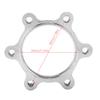 Pilipane 10pcs Aluminum Alloy Bikes Disc Brake Rotor Adapter Bikes Freewheel Threaded Hubs 6 Bolts Rotor Replacement Part(48 MM), 10pcs Aluminum Alloy Bikes Disc Brake Rotor AdapBrake Rotor Adapter D view 4