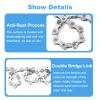 bikes Chain , Replacement bikes Chain , High Grade Steel 8/9 Speed Chargeable Chain 21/24/27 Speed , Special Steel for Road Mountain Racing Cycling (9 . 8 X 5 . 9 X 3 . 9Inch) (18 24Speed) view 4