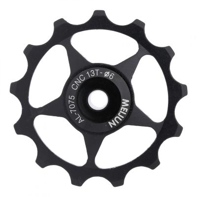 Gear Guide Pulley Rear Derailleur , Derailleur Pulley , 11T/13T for long-lasting Aluminium Alloy Bering Mountain Road bikes Rear DerailleurWheel Pulley(13T Black) , Derailleur Pulley , Gear Guide Pulley R