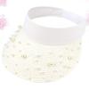 ABOOFAN Womens Sun Hat Womens Sun Hat Visor Hand Woven Straw Cap Beanie Sunproof Headband with Pearls for Beach Outdoor (White) Womens Sun Hat Womens Beach Hat Womens Beach Hat view 3