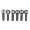 6Pcs tita nium Alloy M5 X 18Mm Bolts Screw with Washers Set , bikes Stem bolts , Hex Tapered Bolts Screw , for bikes Stem(Gold/Rainbow/Gold)(Titanio) , bikes Stem bolts , 6Pcs tita nium Alloy M5 X 1 view 1