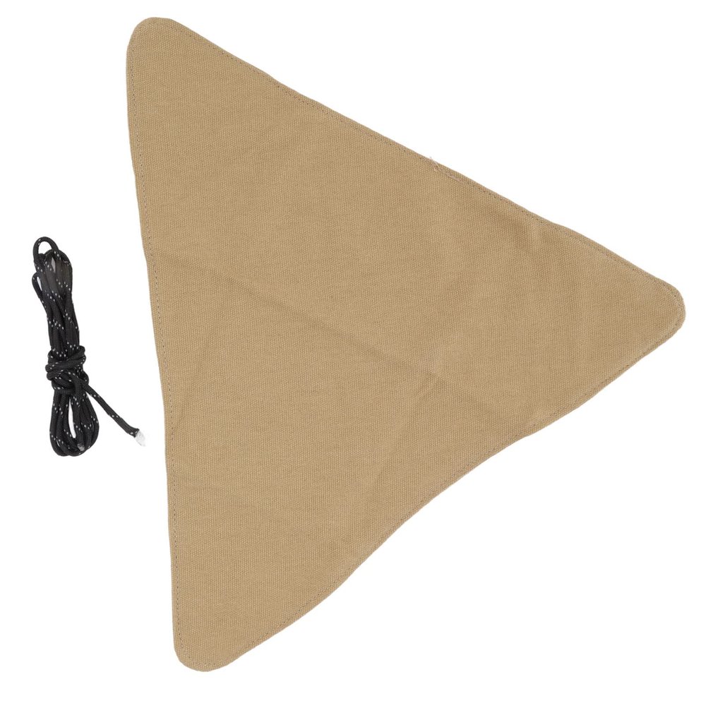 Fdit Tripod Stool Cloth Portable Foldable Handcraft Triangle Folding Camping Stool Cloth for Fishing Camping Hiking Mountaining (Khaki)