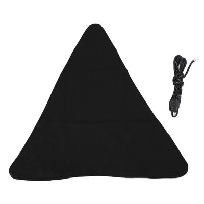 Fdit Tripod Stool Cloth, Portable Foldable Triangle Camping Stool for Fishing Hiking, Black