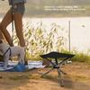 Fdit Tripod Stool Cloth, Portable Foldable Triangle Camping Stool for Fishing Hiking, Black view 2