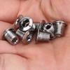 Pilipane Aluminum Alloy Bicycle Crankset Nuts Chainwheel Screwsfor Road Bike,8pcs M8 Single Bike Chainring Bolts, Mountain Bike, BMX, Crankset, 8pcs M8 Single Bike Chainring Bolts, Aluminum Allochain view 2