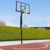 FORZA Basketball Post & Hoop [Socketed] | Adjustable Basketball Hoop | Outdoor Hoop & Post System | Basketball In-Ground Hoops & Goals | Basketball Hoop Outdoor (60in x 35in Backboard) view 1
