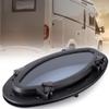 Boat Yacht Portlight Porthole Qiilu Window Port Hole Oval Porthole 410x220 Portlight Window Port Hole Glass for Marine Boat Yacht RV view 2