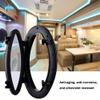 Boat Yacht Portlight Porthole Qiilu Window Port Hole Oval Porthole 410x220 Portlight Window Port Hole Glass for Marine Boat Yacht RV view 4