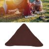 Fdit Tripod Stool Cloth Portable Foldable Handcraft Triangle Folding Camping Stool Cloth for Fishing Camping Hiking Mountaining (Brown) view 2