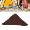 Fdit Tripod Stool Cloth Portable Foldable Handcraft Triangle Folding Camping Stool Cloth for Fishing Camping Hiking Mountaining (Brown) view 3