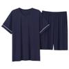 NW Summer Men Pajamas Short Sleeve Male Pajama Set Sleepwear Suit view 1
