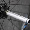 Bike Thru Axle Fork Mount Rack Adapter,Thru Axle Hub Adapter,Bicycle Wheel Fork Axle for 15mm to 12mm Quick Release Skewer (SIilver), Thru Axle Hub Adapter,Bike Thru Axle Fork Mount RaThru Axle H view 3