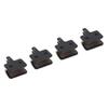4 Pairs Black Disc Brake Pad, Bikes Brake Pads Set, Gum Mountain Bikes Metallic Disc Brake Pads, for M446 Brake (1 37 x 1 18 x 0 59), Bikes Brake Pads Set, 4 Pairs Black Disc Brake Pad, Bikes disc view 2