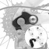 4 Size Aluminium Alloy Rear Gear Mech Derailleur Rear Gear Hanger Tail Hook Drop Out Adapter Bikes Parts (1), Bikes Derailleur Hanger, Bikes Derailleur Hanger, 4 Size Aluminium Alloy ReaDerailleu view 3