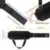 Ankle Strap for Cable Machine (Pair) Adjustable Comfort fit Neoprene and Reinforce 4 D-Rings, Upgraded Ankle Strap Gym Cable Attachment for Glute Kickbacks & Lower Body Exercises fit Women & Men view 2