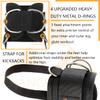 Ankle Strap for Cable Machine (Pair) Adjustable Comfort fit Neoprene and Reinforce 4 D-Rings, Upgraded Ankle Strap Gym Cable Attachment for Glute Kickbacks & Lower Body Exercises fit Women & Men view 3