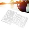 CUTULAMO Wilderness Survival Gear, Hiking Gear Camping Survival Kits 4Pcs Fishing Cards Clever Combination for Fishing Hunting, Survival, Food Rations view 3