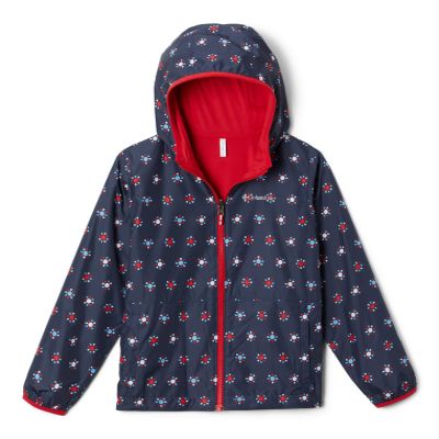 Columbia Youth Unisex Pixel Grabber Reversible Jacket, Nocturnal Summa Suns, X-Large