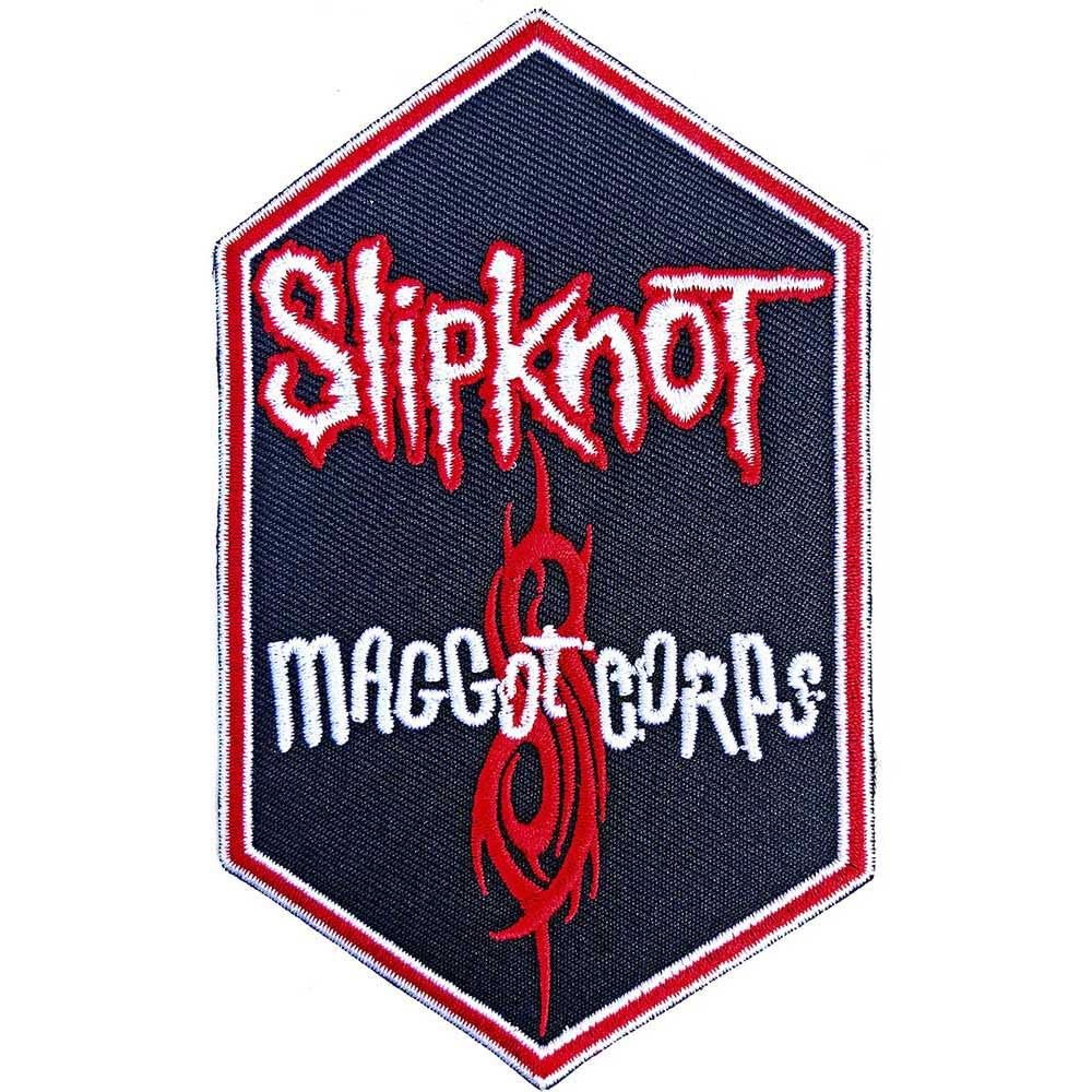 Men's Slipknot Maggot Corps Embroidered Patch White