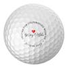 Infusion Personalized Wedding Party Logo Golf Balls - Custom Monogrammed Golf Balls (12 Wedding Favor) view 1