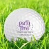 Personalized Wedding Party Logo Golf Balls (12) - Monogrammed Balls view 2