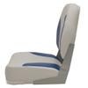 Boat Folding Fishing Seat 75102GB | 20 x 18 x 16 Inch Gray Blue view 3